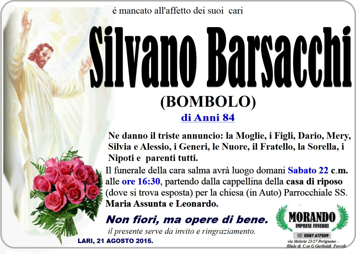 MANIFESTO Silvano Barsacchi