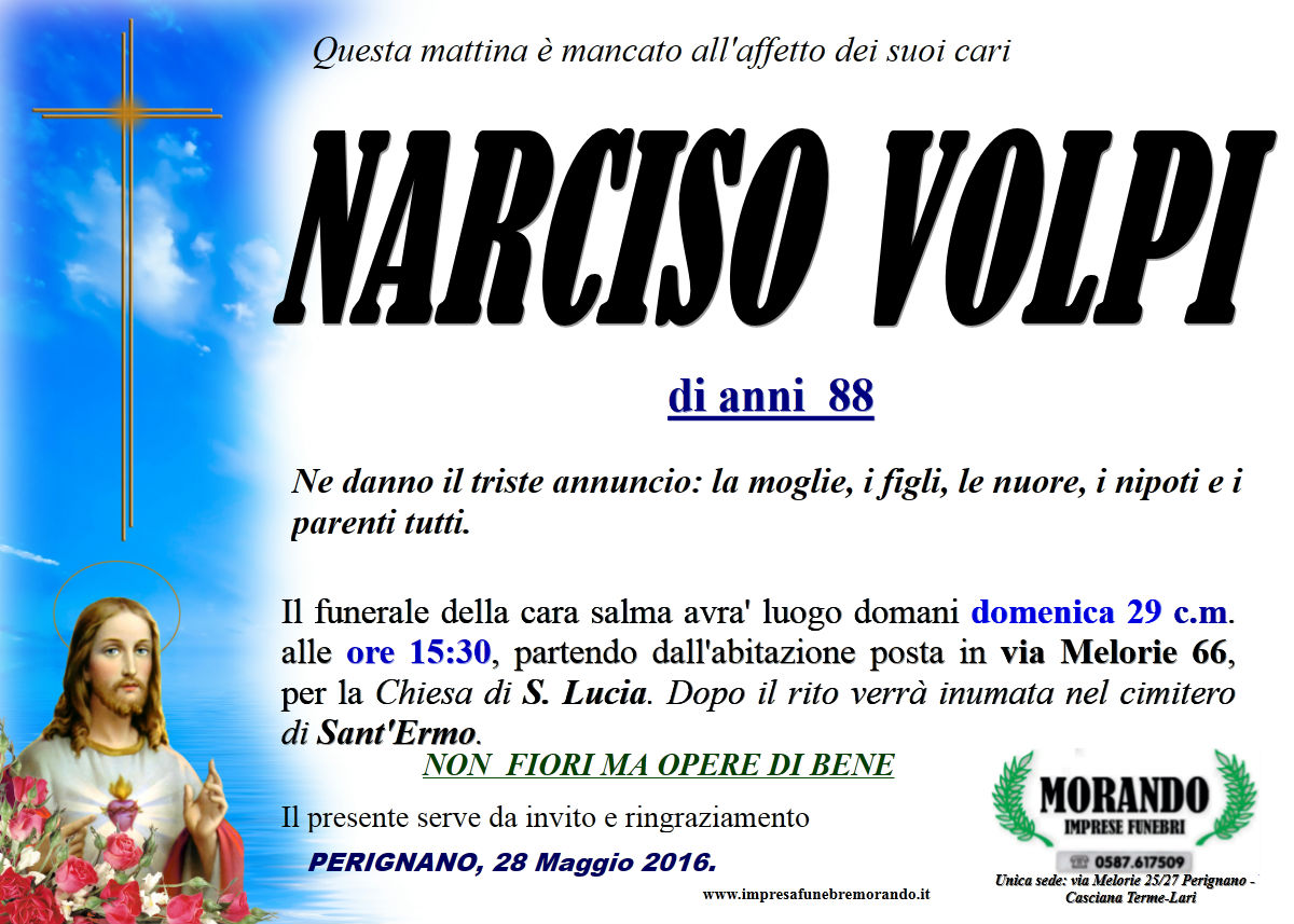 MANIFESTO Narciso Volpi