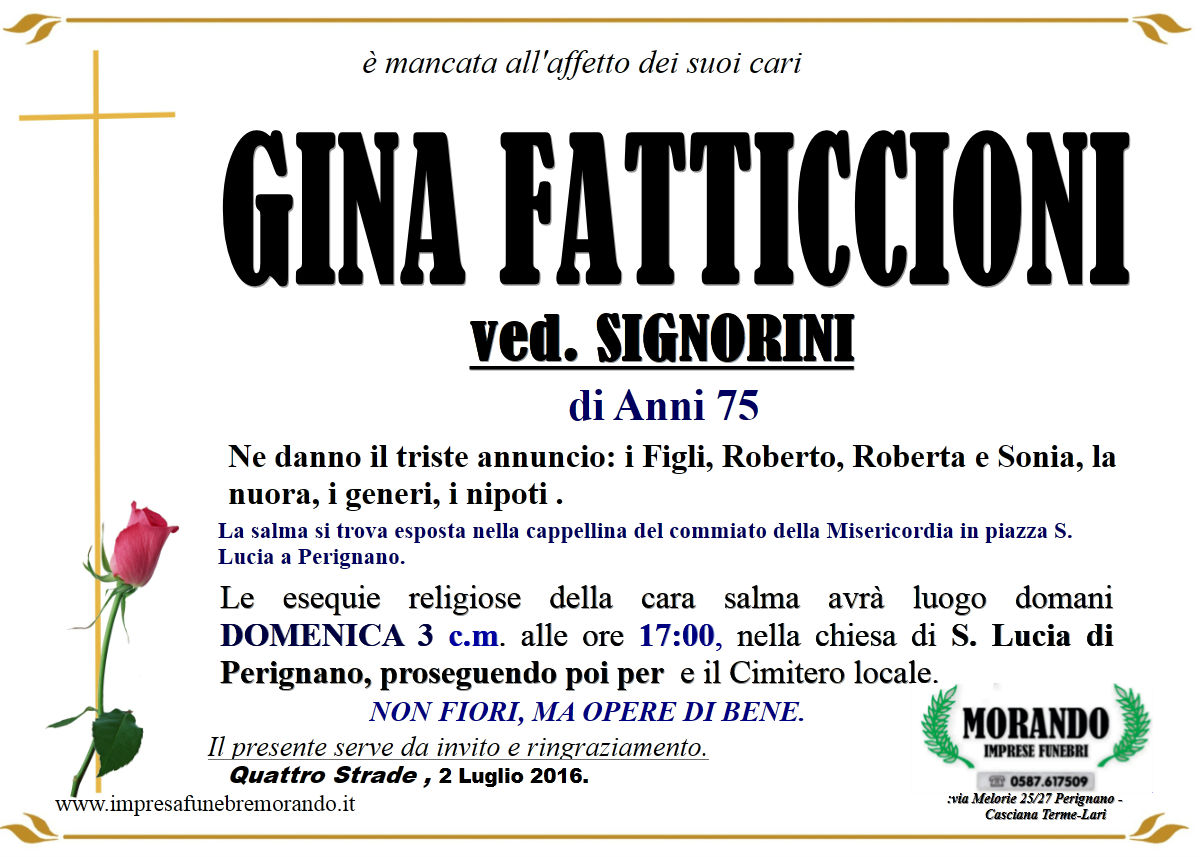 MANIFESTO Gina Fatticcioni