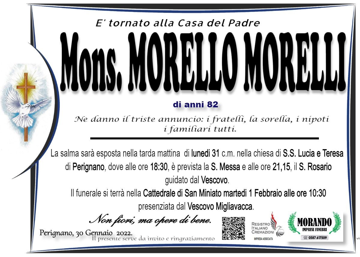 MANIFESTO MORELLO MORELLI