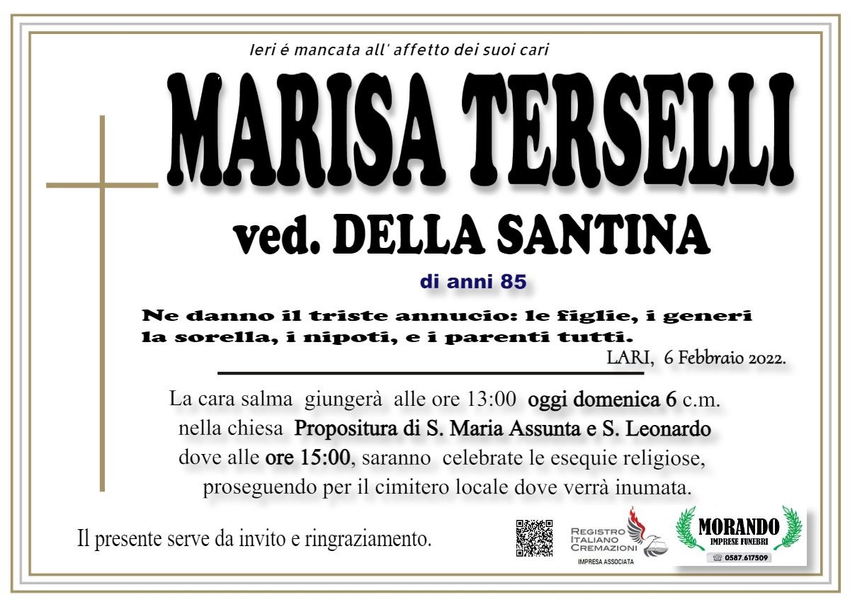 MANIFESTO MARISA TERSELLI