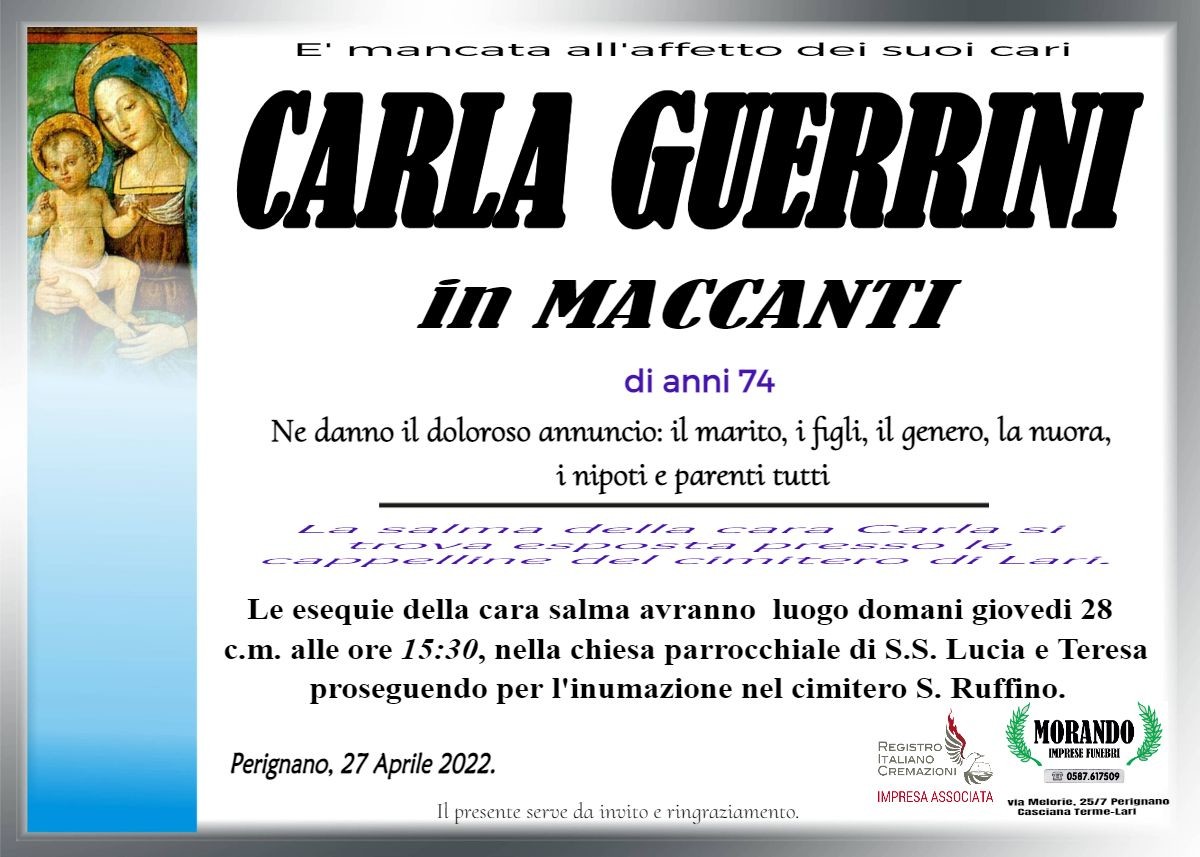 MANIFESTO CARLA GUERRINI