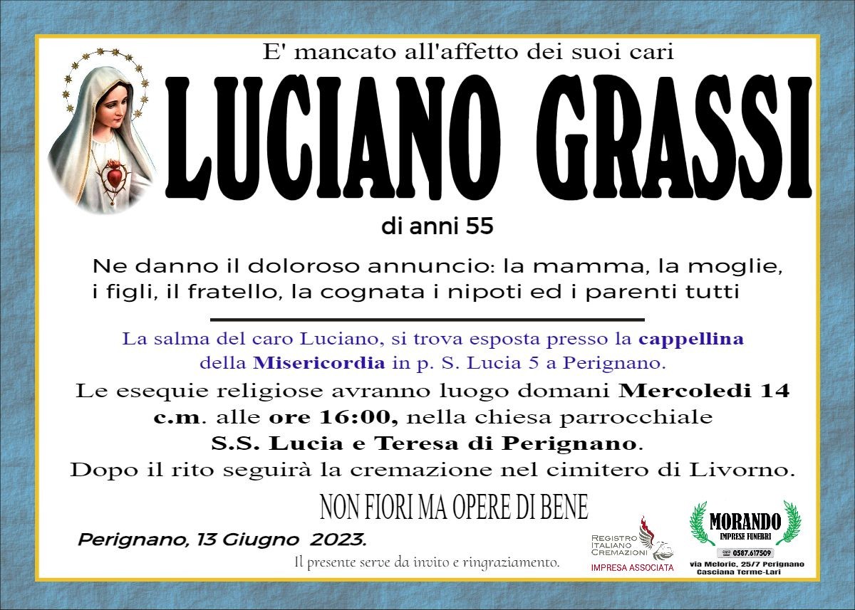 MANIFESTO LUCIANO GRASSI