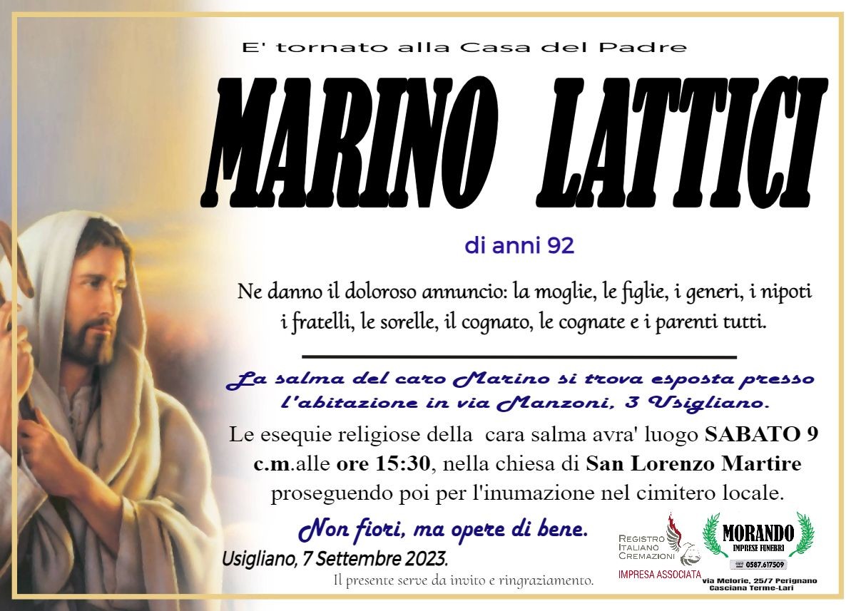 MANIFESTO marino lattici