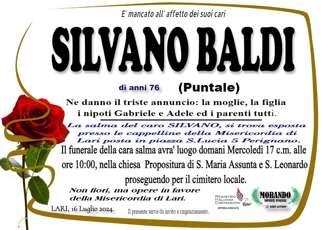 MANIFESTO SILVANO BALDI